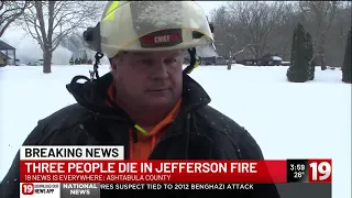 3 dead 3 injured in Ashtabula County fire