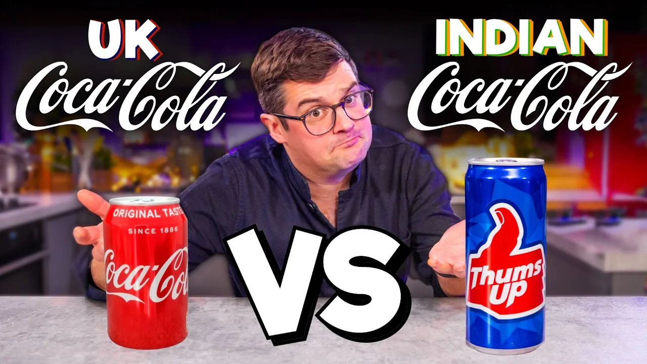 ITS SALTY?!   British Chef Tries Indian Coca-Cola   Sorted Food