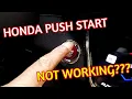 FIX HONDA PUSH START IN MINUTES EASY FAST CHEAP