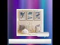 Christmas Village Light Art Outdoor Snow Scene with Moonlight Holiday Printable Decor High-