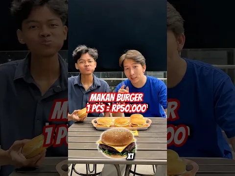 ABISIN BURGER 1 PCS GW HARGAIN 50 RIBU! #sipitgaming