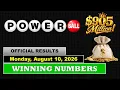 Powerball Winning Numbers For Monday August 10 2026 905 Million Jackpot