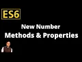 ES6-features New Number Methods Properties