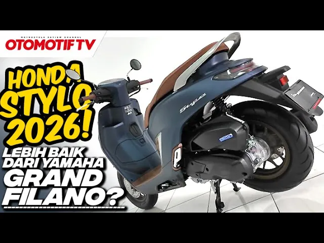 BARU DARI HONDA..!!! LEBIH BAIK DARI GRAND FILANO..?? INI DIA STYLO 160 2026 l Otomotif TV