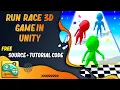 Casual Run Race game clone in Unity3D Tutorial Free source Code
