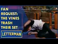 Download Lagu Fan Request: The Vines Trash The Set | Letterman