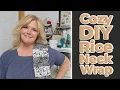DIY Flannel Rice Neck Wrap Easy Microwave Heat Pack for Sore Muscles
