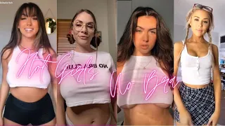hot girls no bra challenge on tiktok