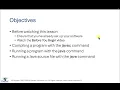 12 Lesson 1 Overview Test Driving the Java Development Kit