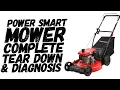 POWER SMART MOWER KNOCKS BAD DIAGNOSIS AND TEAR DOWN BLOWN GEAR BOX
