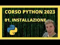 01 CORSO PYTHON 2023 - Installazione e primo programma