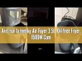 Download Lagu Advies over de Innsky Airfryer 3,5L, olievrije friteuse, 1500W compacte airfryer, 8 programma's, LED-touchscreen