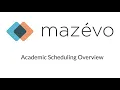 Mazevo Academic Scheduling Overview
