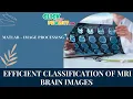 Matlab Image Processing Projects - Efficient Classification of MRI Brain Images