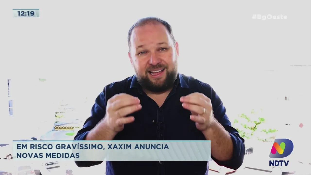 Em risco gravíssimo, Xaxim anuncia novas medidas de combate à Covid-19