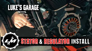 Harley Dyna Stator Voltage Regulator Install How To 4k