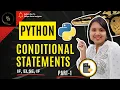 Python Conditional Statements Part 1 If Else Elif Explained Python Tutorial for Beginners
