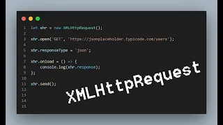 Simple HTTP Tutorial GET xith XHR XMLHttpRequest
