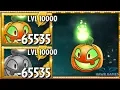 Plants vs Zombies 2 Jack O Lantern Upgraded to Level 10000 PvZ2
