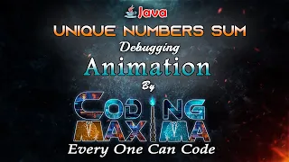 Find Sum of Unique Numbers Using HashMap in Java Coding Maxima