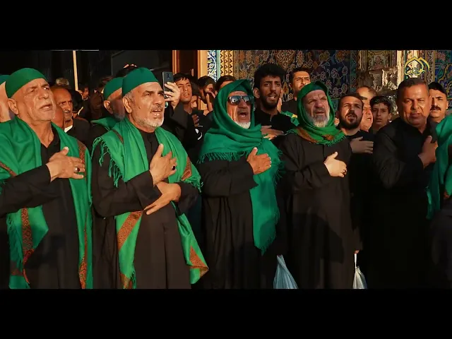 عزاء أهالي الحلة دمعة حزن تحمل جراح فاجعة المصاب الصادقي.