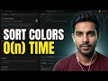 Solving Sort Colors in O n Time Three Pointer Problem DSA In Java