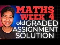 Maths Week 4 Graded Assignment Detailed Solution of Last Term IIT Madras BS Data Science