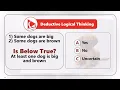 How to Pass DEDUCTIVE LOGICAL THINKING EXAM - Questions and Answers with Solutions