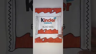 Kinder Blind Bag Blindbag Asmr Asmrunboxing Paperdiy Papersquishy Papercraft Art Crafts 