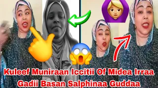 Kuleef Muniraan Iccitii Isaan Midea Irrattii Gadii Basan Salphinaa Guddaa 