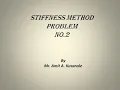 Stiffness Method Eg 2