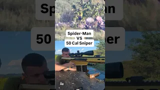 Spiderman vs 50 Caliber Sniper!
