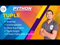 Python tuple items ordered Unchangeable Allow duplicates Tuple length Create tuple with one item