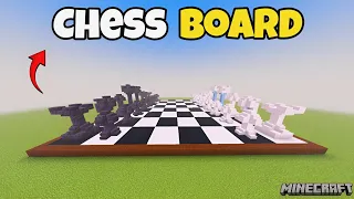 Minecraft Easy Chess Board Build Tutorial Step by Step