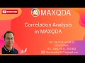 48 Correlation Analysis in MAXQDA Dr Dhaval Maheta