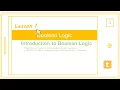1 - Boolean Logic Unplugged