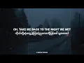 Download Lagu lord huron • the night we met | myanmarsub+lyrics