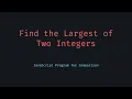 Compare Two Numbers in JavaScript Find the Larger