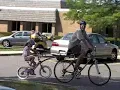 tandem bicycle angelina and papa