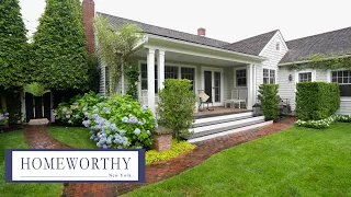 Inside a Charming East Hampton Home with Timeless Style and Beautiful Gardens New York House Tour