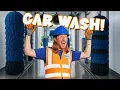 At the Carwash with Handyman Hal Awesome Car Washes Dinosaur Car Wash