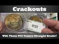 Lagu Crackouts - Will These PCI Holder Rainbow Toning Morgan Dollars Straight Grade? - PCGS Open Box