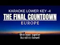 Download Lagu Europe - The Final Countdown (Karaoke Lower Key Nada Rendah -4)