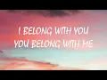 Download Lagu I belong with you, you belong with me you're my sweetheart (HO HEY) by Lumineers.