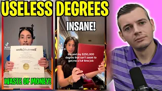 This Is Why My College Degree is USELESS People Regret Paying For School