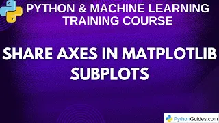 Matplotlib Tutorial Share X or Y Axis Across Multiple Plots