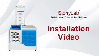 StonyLab Benchtop Freeze Dryer Easy Setup Operation  StonyLab Benchtop Freeze Dryer Easy Setup Operation
