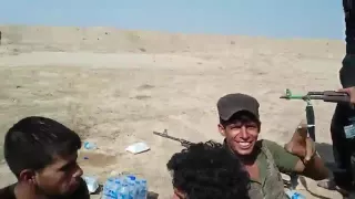 اسر عنصر من داعش في الفلوجه 