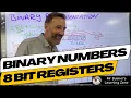 Binary Numbers 8 Bit Registers - Step-by-Step Lesson from the Classroom