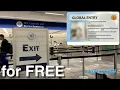 How to Get Global Entry and TSA Pre Check for FREE Full Process
